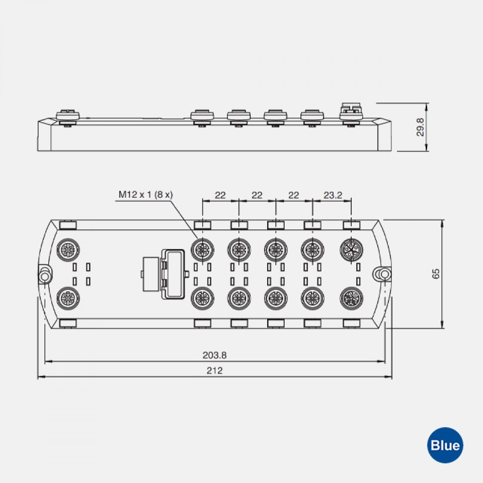 Master IO Link ICE28IOLG65LV1D Pepperl+Fuchs